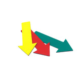 Farvede pile MIX 7x3 cm. (3-pak) - magnetfolie