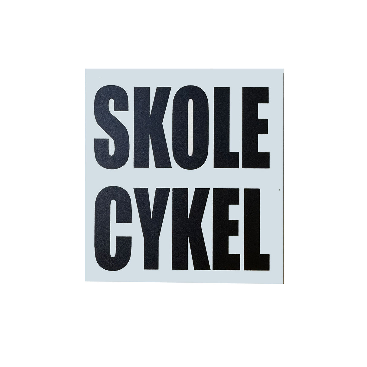 Køreskole skilt SKOLECYKEL - magnetisk