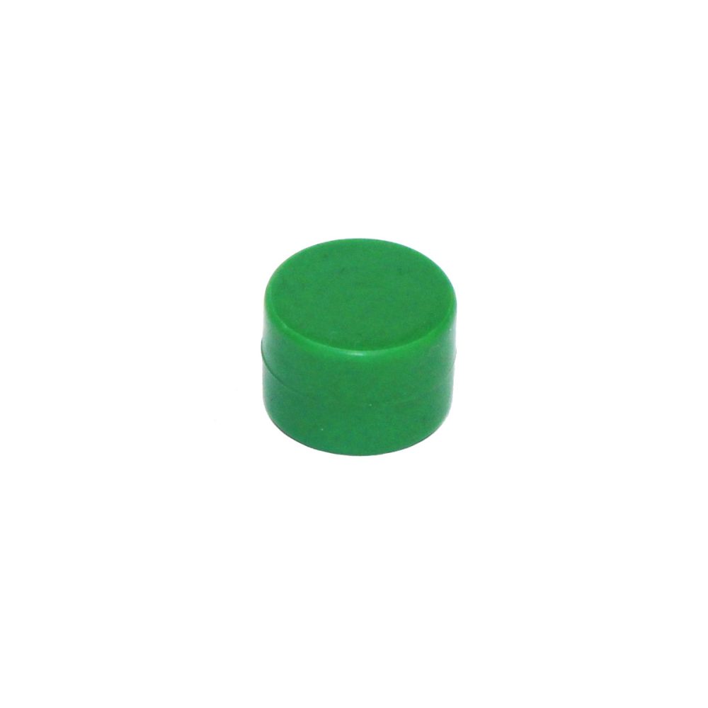 Gummimagnet, Grøn 17x12 mm.