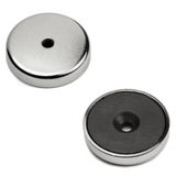 Undersænket pottemagnet, Ø40 mm. - Ferrit