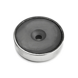 Undersænket pottemagnet, Ø60 mm. - Ferrit