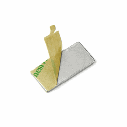 Power magneter, Blok 25x12x1 mm. m/lim, 10-pak