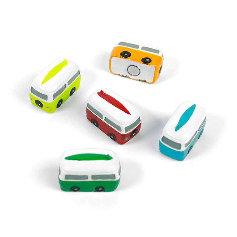 CAMPER magneter, 5-pak - køleskabsmagneter