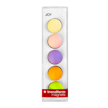 JOY magneter, 5-pak - køleskabsmagneter