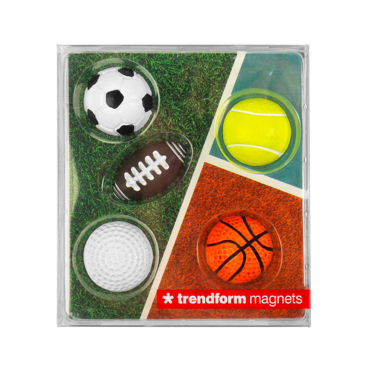 SPORT magneter, 5-pak - køleskabsmagneter