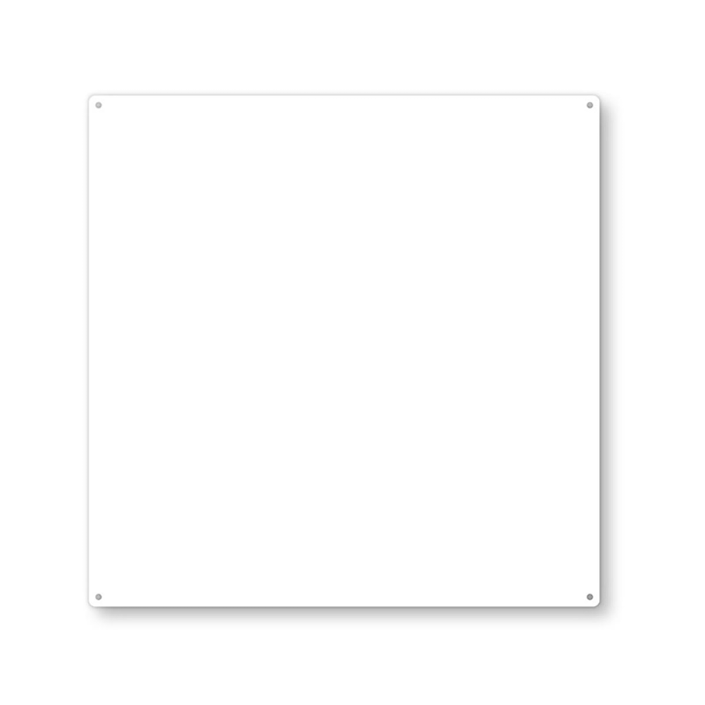 Magnetisk ståltavle HVID 40x40 cm. inkl. 10 magneter