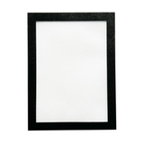 Vinduesdisplay A4 m/magnetisk ramme, Sort